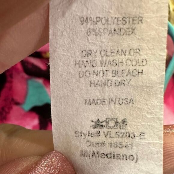 VINTAGE 90’s USA Made Floral Sleeveless Maxi Dress Medium BOHO Fairy Tropical - Picture 7 of 16